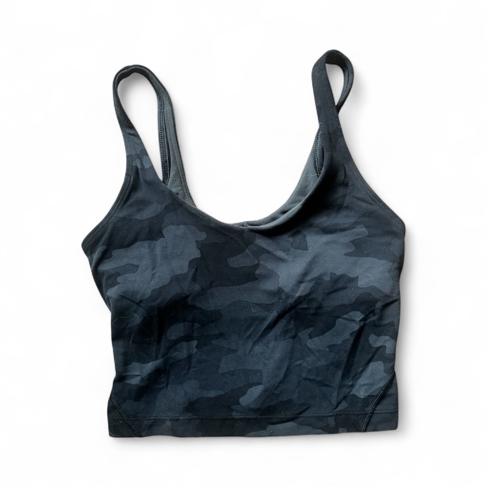 Camo lululemon crop